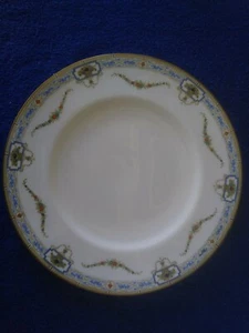 Royal Worcester 10.5" Dinner Plate Original Blue C2101 Gold Rim - Picture 1 of 7