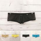 Slim Fit Sheer Mesh Trunk Briefs Soft Underwear for Men Gay Boxer Lingerie