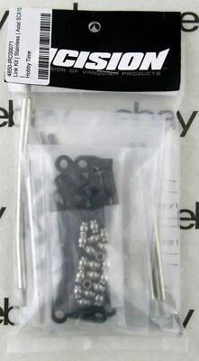 SCX10-II 12.0" 1/4 Stainless Steel 10pc Link Kit - Incision IRC00071 - Image 1 of 3