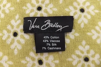 Vera Bradley Bufandas Concierto Luntos Barroco Lote de 2 Algodón Seda Cachemira Poli Foto 1 de 4