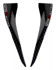 Grafik Kit Motorrad Aufkleber Lackschutz Decor weiss kompatibel für Honda CB125R - Bild 1 von 5