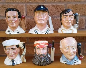 ROYAL DOULTON - SELECTION OF “CRICKETERS” LIMITED EDITION CHARACTER JUGS. - Picture 1 of 93