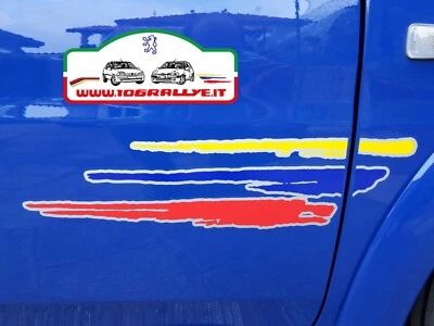 Adesivi livrea originale Peugeot 106 Rallye 1.6 - Immagine 1 di 4