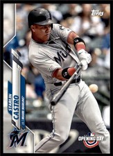 2020 Topps Opening Day Base #181 Starlin Castro - Miami Marlins