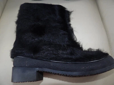 bottes vintage en poils véritables-WINTER- pointure 39 - Photo 1/4