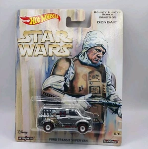 Hot Wheels Star Wars Dengar Real Riders Ford Transit Van Die-Cast 6/6 Mattel - Picture 1 of 11