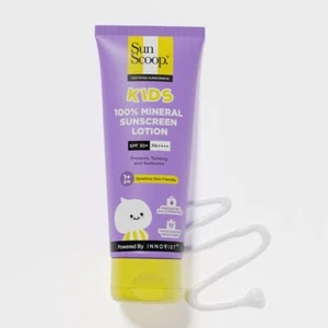 SunScoop Kids 100 % mineralische Sonnenschutzlotion LSF 30+ Schweißwasserfest 75 g - Bild 1 von 6