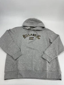Billabong Premium Men’s Arch Fill Hoodie (Gray, Large) - Picture 1 of 4