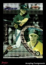 1996 Bowman's Best Mirror Image #4 Cal Ripken Jr & Barry Larkin Atomic Refractor