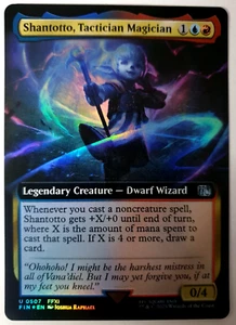 Magic The Gathering Final Fantasy - Shantotto, Tactician Magician - Lámina extendida - 0507 casi nueva - Imagen 1 de 1