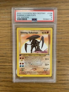 Pokemon Shining Kabutops 108/105 1st Edition Neo Destiny Holo PSA 5 - Picture 1 of 2