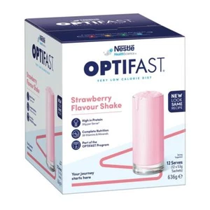 Optifast VLCD Shake Strawberry 12 x 53g NEW - Picture 1 of 1