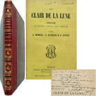 Clair De Lune 1885 Monréal Blondeau Grisier Envoi À Charles Baret Menus Plaisirs