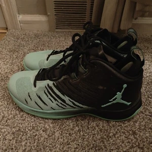 2016 NIKE Jordan Super Fly 5 Shoes Green Black Men's Size 8 Sea Foam 844677-032 - Picture 1 of 6