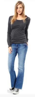 MAVI Damen Mädchen Jeans Hose Bella Jeanshose mid ultra Marine Straight Blau