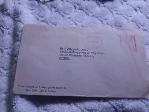 AUSTRALIA-(-1949-)-COVER TO-Metro-Goldwyn-Mayer-SYDNEY-# 102 - Picture 1 of 2