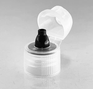 CLEAR 20mm Flip Top Snap Caps Bottle Cap Replacement (10-Pack) - Picture 1 of 3