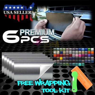 Envoltura de vinilo súper metálica PET para GMC pajarita emblema superposición hoja calcomanía Foto 1 de 4