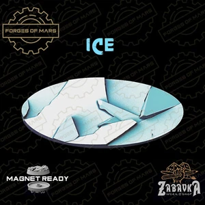 Bases - Ice - Oval 90x52mm (x1) - Imagen 1 de 1