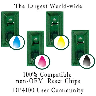 Ink Refill Chips (8 Chips - CMYK - 53606 Compatible) for Primera 4100 series - Image 1 of 4