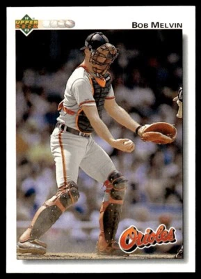 1992 Upper Deck #692 Bob Melvin Baltimore Orioles - Image 1 of 2