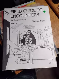 Field Guide to Encounters Judges Guild Volume 2 by Dragon's Byte Mint - Picture 1 of 4