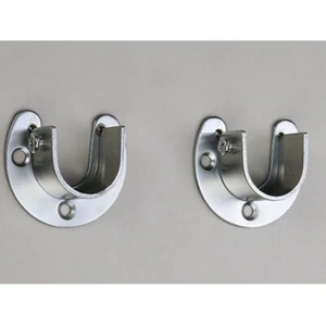 4 PC Shower Curtain Clothes Rail Closet Clothes Rail Round Tube - Picture 1 of 11