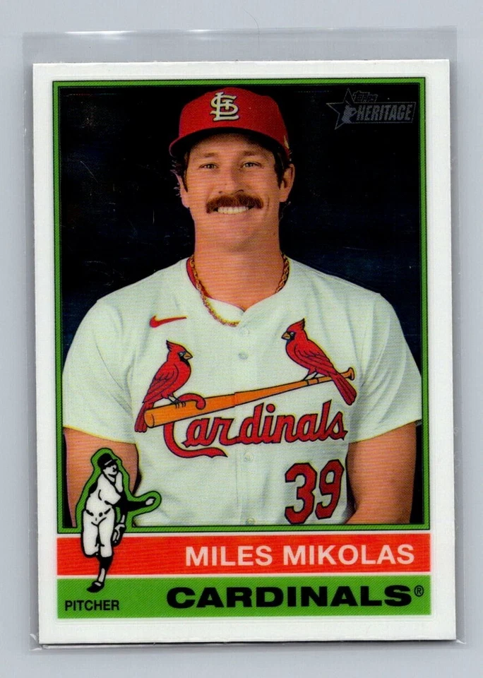2025 Topps Heritage - Miles Mikolas (SP) #426 - Image 1 of 2