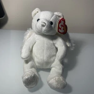 Ty Beanie Baby HEAVENLY the Angel Bear (7 Inch) MWMTs - Stuffed Animal Plush Toy - Picture 1 of 6
