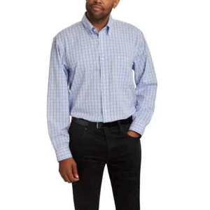 Kirkland Signature Men's Traditional Fit Non-Iron Dress Shirt, 17 X 32/33 - Picture 1 of 5