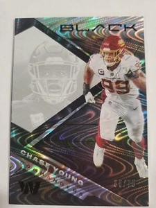 2022 Panini Black Silver #98 Chase Young 55/75 Washington Ohio State Buckeyes - Picture 1 of 3