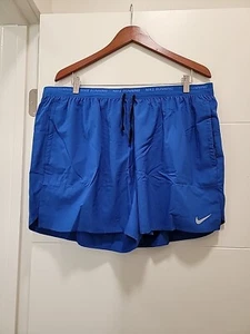 Nike Dri-FIT Stride 5" Brief-Lined Men’s Running Shorts Blue Size 3XL DM4755-480 - Picture 1 of 2