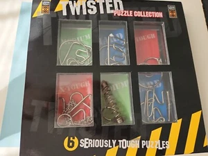 Lagoon Wire Puzzles Twisted Puzzle Collection 6 Puzzles 2005 - Neuf dans son emballage - Photo 1/3