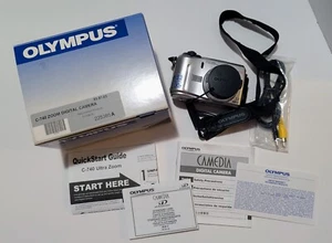 Olympus CAMEDIA C-740 Ultra Zoom 3.2MP Digital Camera TESTED - Picture 1 of 15