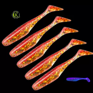 5x 7cm Gummifisch Shad Stint Kauli Ukel Uklei Wobbler Runner Hardbait Zander NEW - Bild 1 von 1