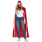 Christmas Cloak Santa Cloak Hooded Cape Costume for Women Cosplay Stage 7308