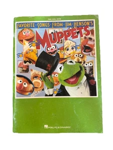 Canciones favoritas Jim Henson Muppets piano partituras guitarra acordes libro de letras - Imagen 1 de 11