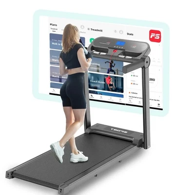 330LB Pro Folding Treadmill - 3HP Commercial Motor,Silent Run & FITSHOW APP Sync - Image 1 of 4