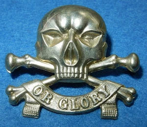 FINE 17TH / 21ST LANCERS BRITISH MILITARY CAP BADGE - W/M - LUGS - Picture 1 of 2