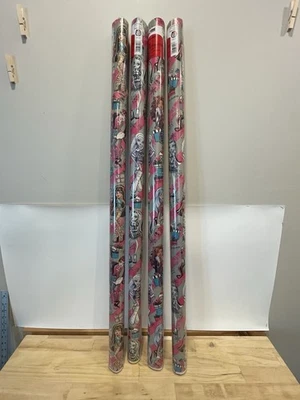 (4) NEW 2015 Monster High Wrapping Paper American Greetings 45 sq ft TOYS R US - Image 1 of 4