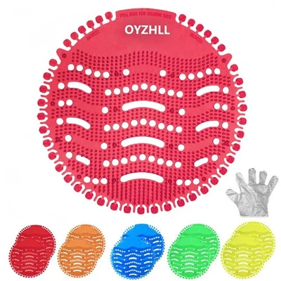 Urinal Screen-10 Packs, Fresh Fragrance, Less Splash, Debris ou,Scent lasts - Image 1 of 4