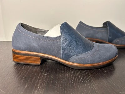 Zapatos mocasines sin cordones de cuero Naot Angin azul marino para mujer talla EU 39/US 8-8,5 Foto 1 de 4