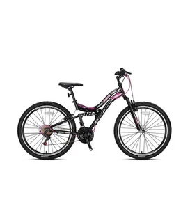 Geroni FXC 50 Mountainbike Lady Fahrrad - 24" Reifen- 21 Gang- Rosa - Bild 1 von 12