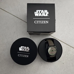 Brand New Eco-Drive New citizen Star Wars Yoda Watch BM6839-06W-16 - Picture 1 of 5
