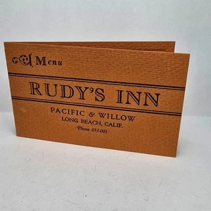 Menú de colección Rudy’s Inn Long Beach CA | Pacific & Willow | Cena de carne y pollo - Imagen 1 de 7