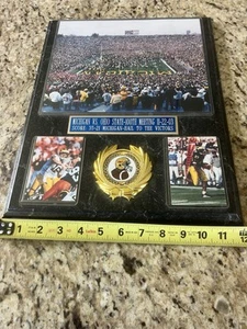 Michigan VS Ohio State 100th Game Plaque - Picture 1 of 5