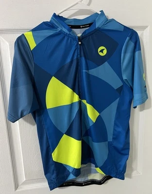 Pactimo Men’s S Blue Short Sleeve Cycling Jersey - Image 1 of 4
