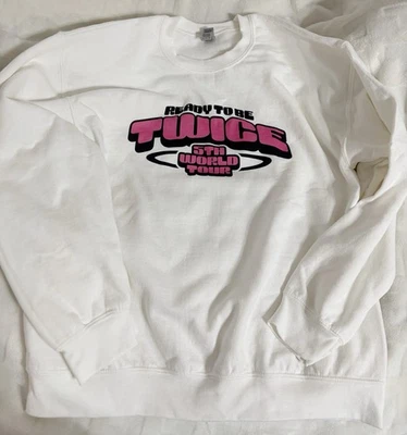 Sudadera Kpop no oficial, DOS VECES para mujer manga larga 5ta gira mundial, grande Foto 1 de 3