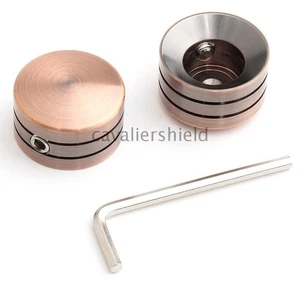 2pcs Aluminum Copper Head Bolt Cover For Harley Twin Cam models 99-up Sportster - Picture 1 of 12