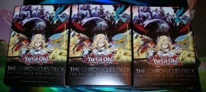 3x Yu-Gi-Oh! The Chronicles Deck The Fallen & The Virtuous  Sealed - Picture 1 of 1